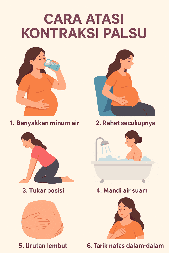 kontraksi palsu