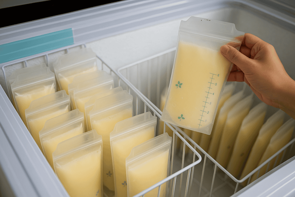cara panaskan susu ibu