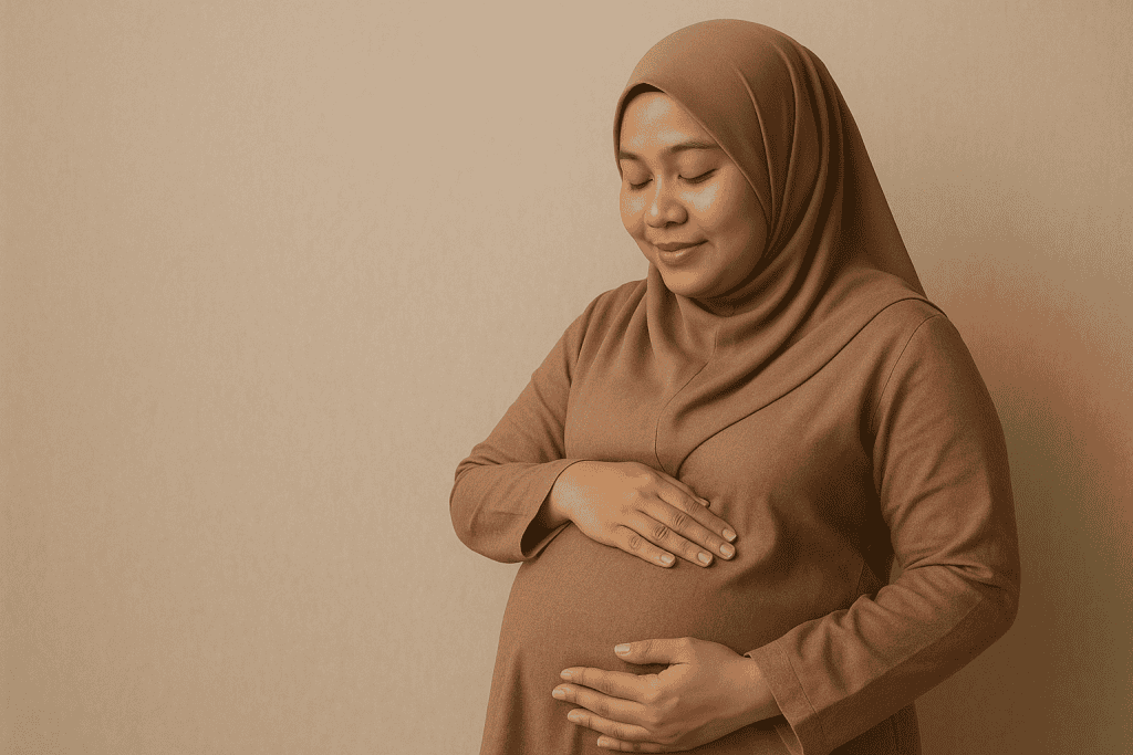 sakit perut mencucuk ketika hamil trimester 3