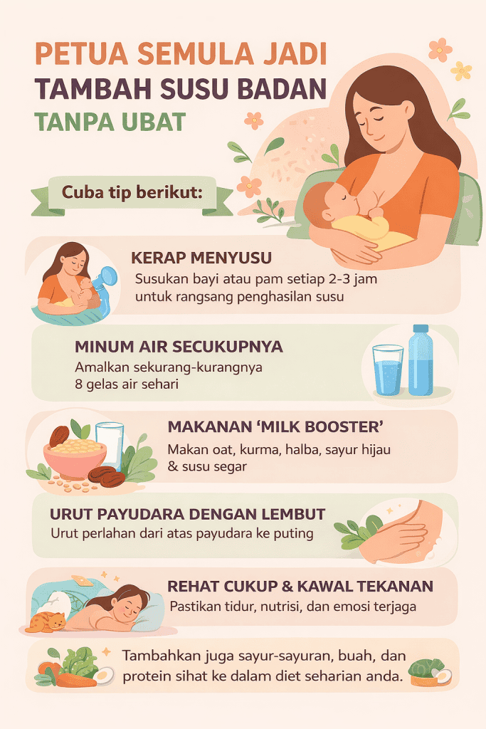 ubat untuk keluarkan susu badan