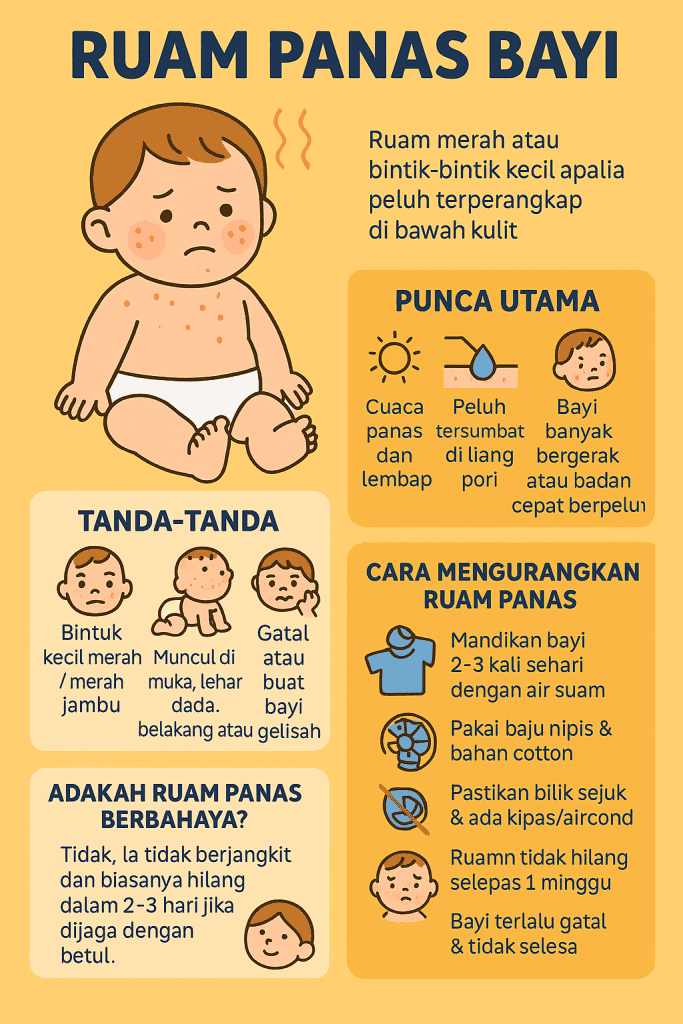 ruam panas bayi