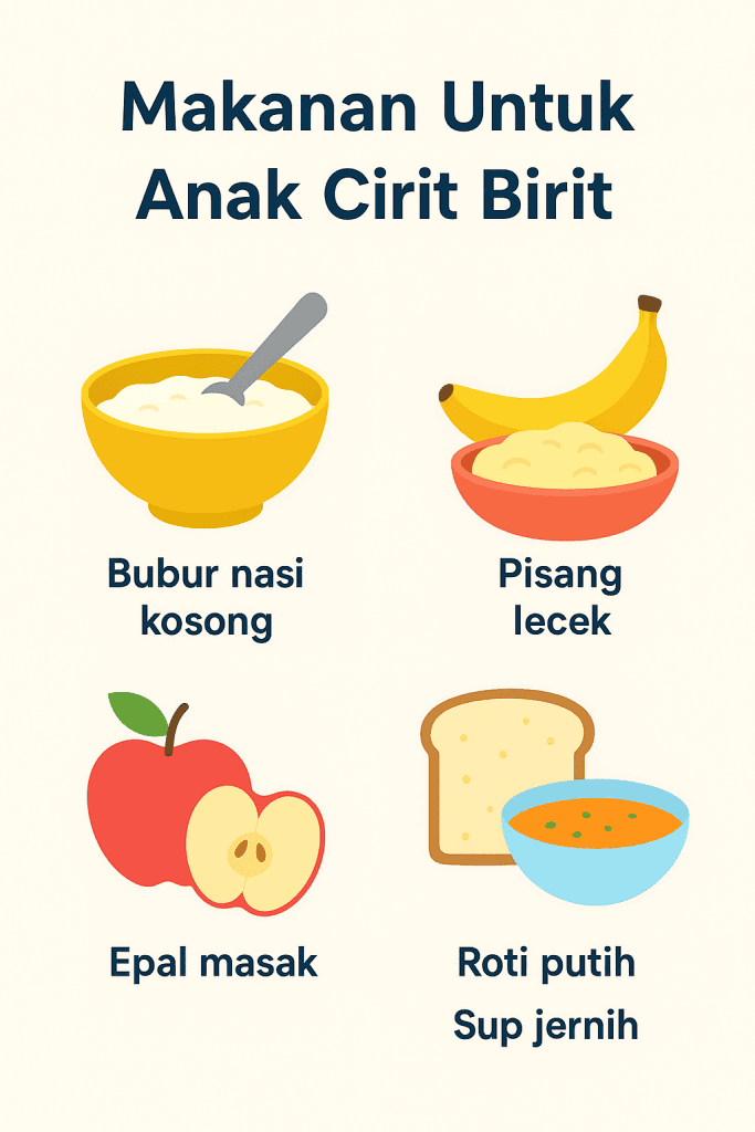 anak cirit birit tapi aktif