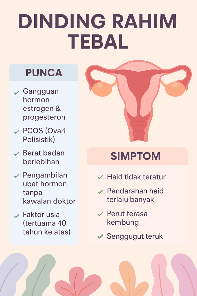 dinding rahim tebal