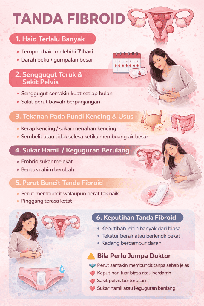 tanda fibroid