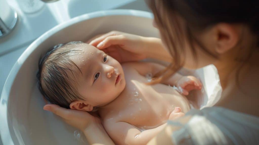 waktu dilarang mandi bayi