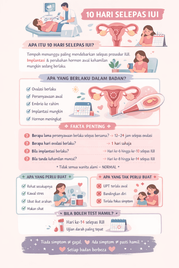 10 hari selepas IUI