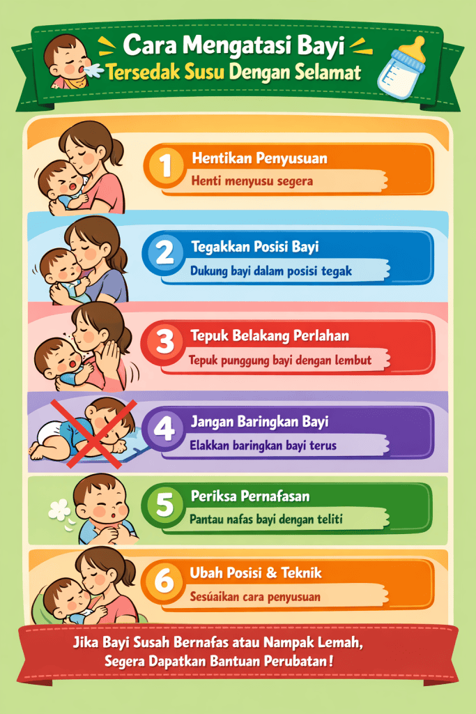 bayi tersedak susu