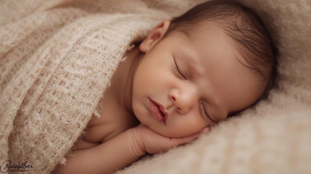 bayi tidur mengiring
