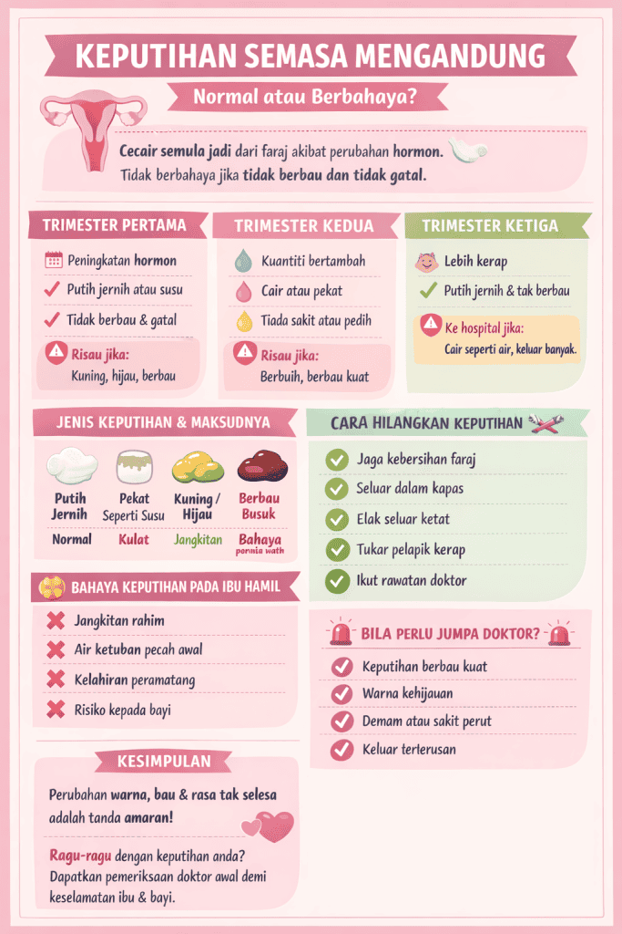 keputihan semasa mengandung
