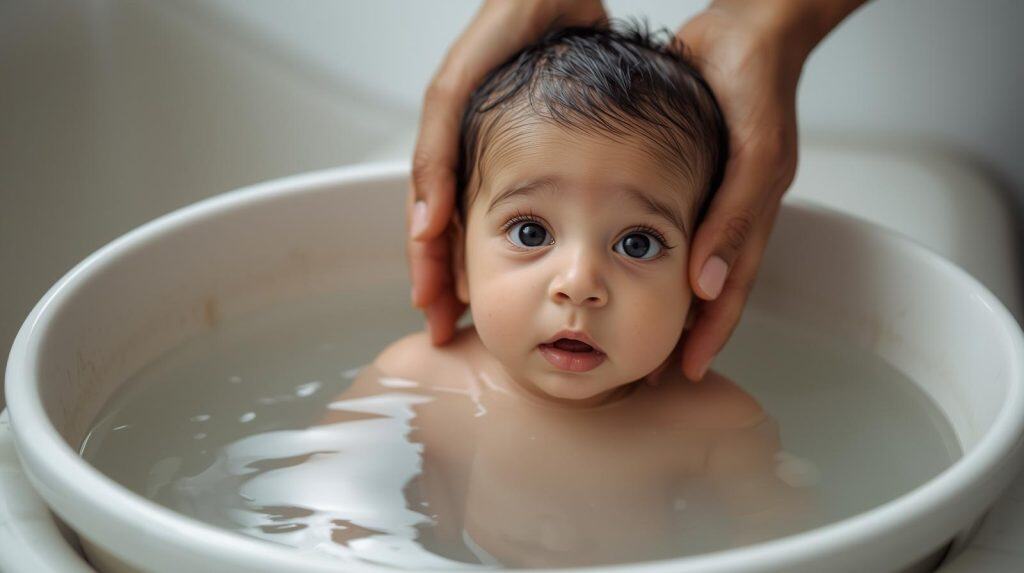 cara hilangkan kahak bayi bawah 1 bulan