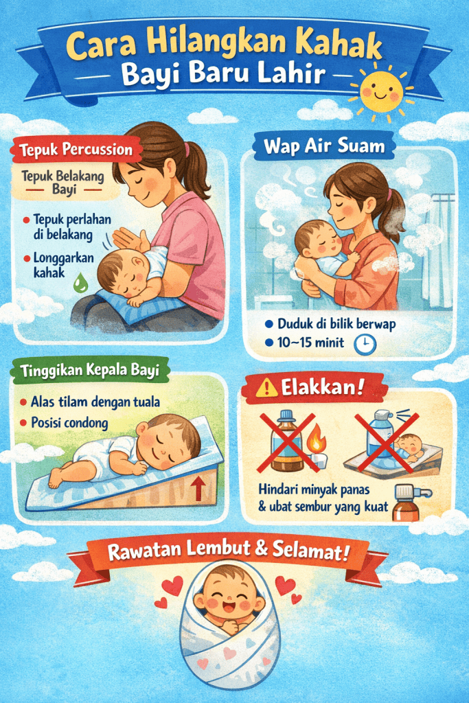 cara hilangkan kahak bayi secara tradisional