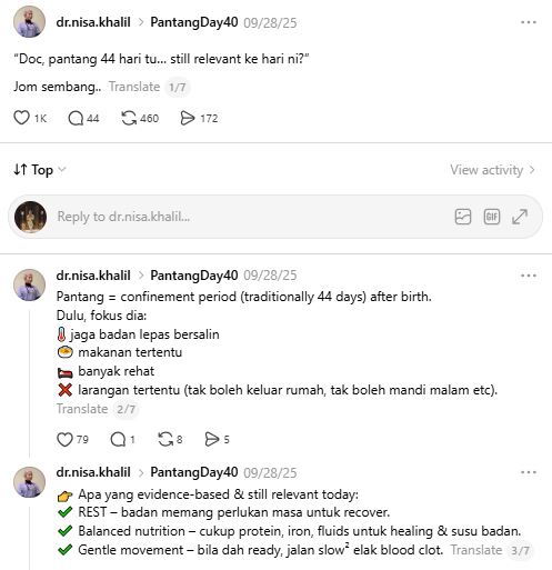 bentan bersalin