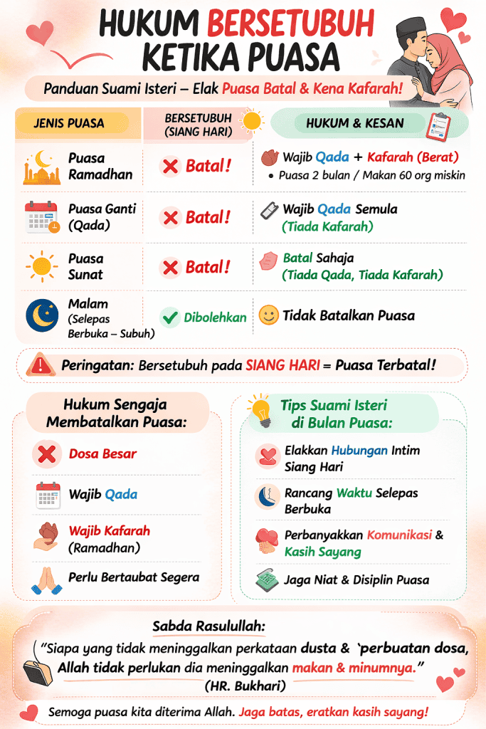 hukum bersetubuh ketika puasa