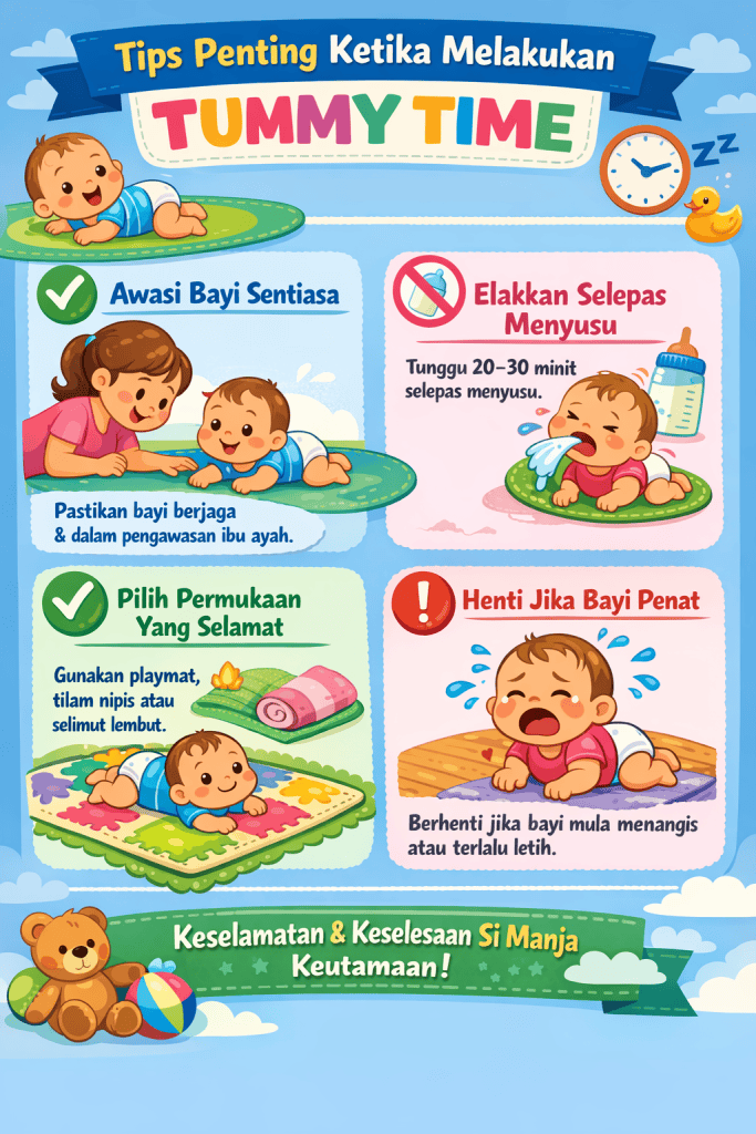 maksud tummy time
