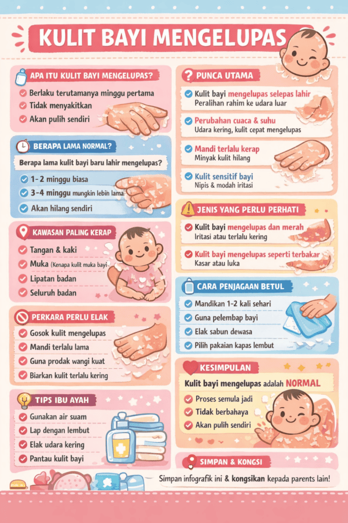 kulit bayi mengelupas